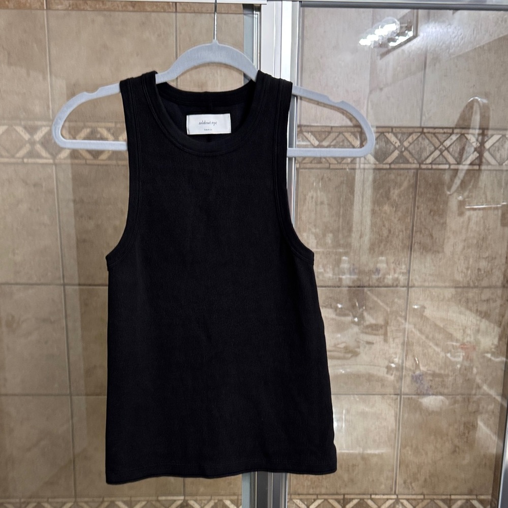 Sold out NYC not so basic tank black